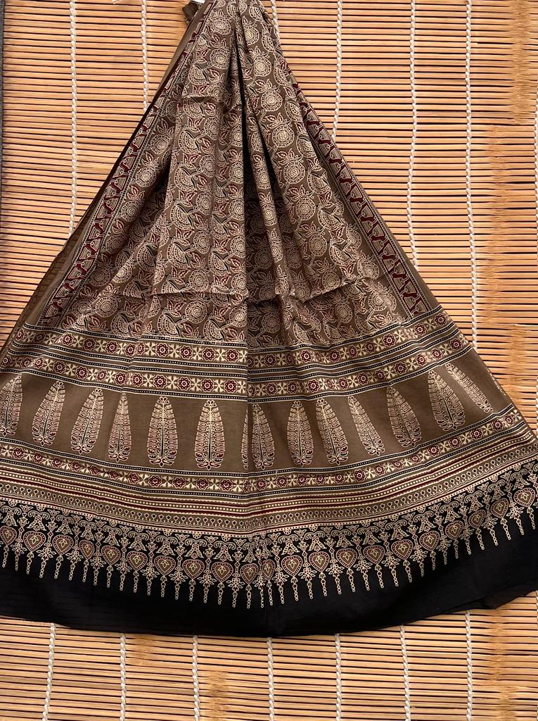 Pure cotton Azrak Print Dupatta.