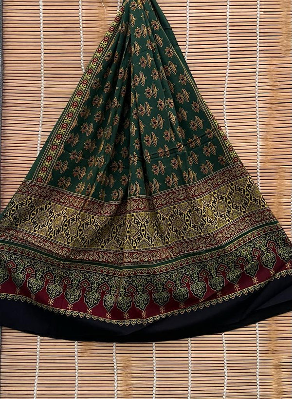 Pure cotton Azrak Print Dupatta.