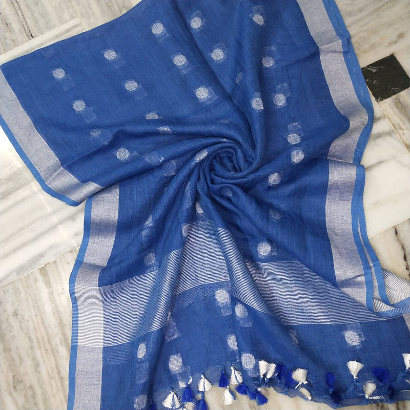 Bhagalpuri semi linen dupatta