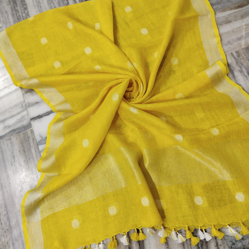 Bhagalpuri semi linen dupatta