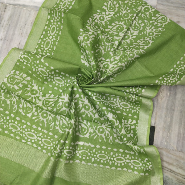 Bhagalpuri semi linen dupatta