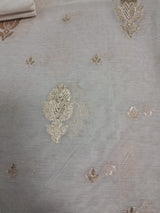 Pure Banarasi Mercerised Cotton Lorex Weaving Unstitched Suit .