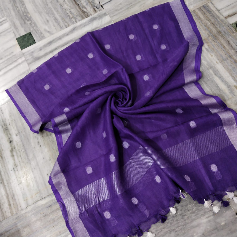 Bhagalpuri semi linen dupatta