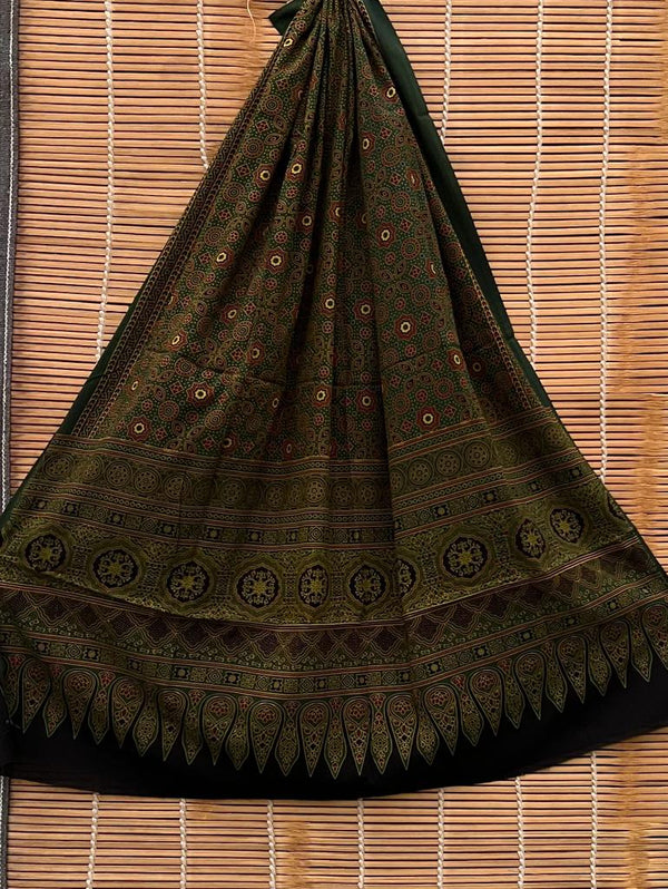 Pure cotton Azrak Print Dupatta.