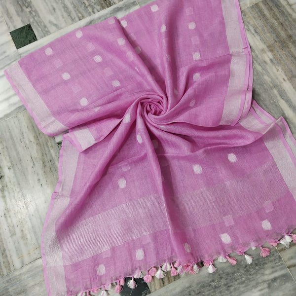 Bhagalpuri semi linen dupatta