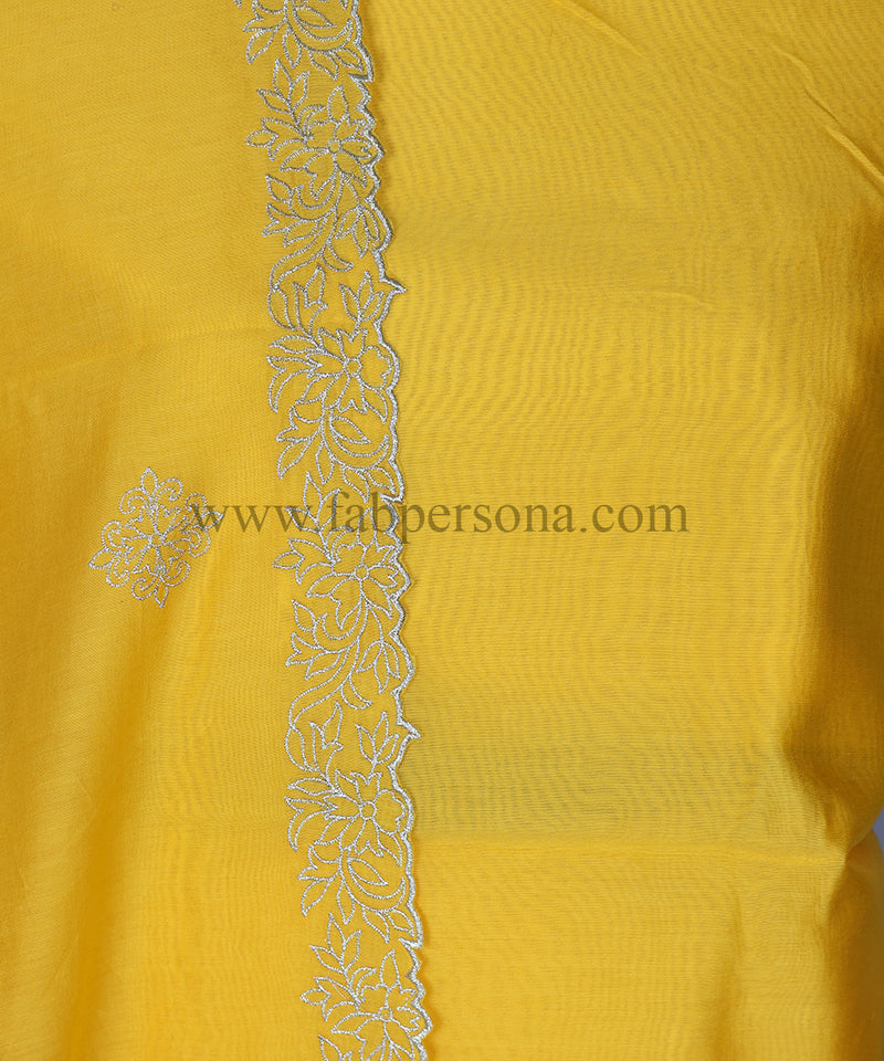 Pure Banarasi Chanderi Silk Embroidery Suit With Banarasi Chanderi Silk Duppata