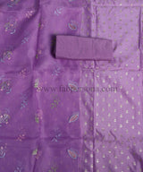 Pure Banarasi Chiniya Silk Buti Unstitched Suit With Organza Silk Dupatta