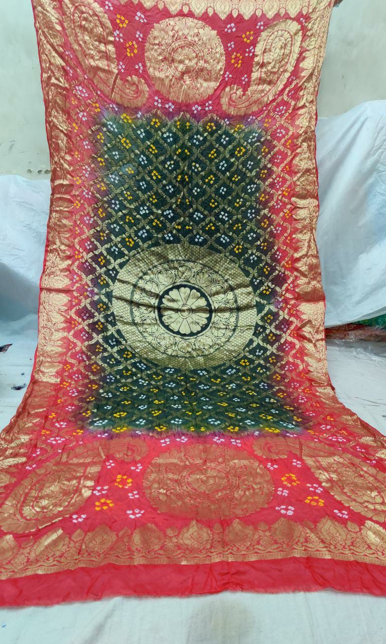 Banarasi Ghatchola Zari work dupaata