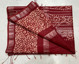 Kota staple Mangalagiri temple border saree with running blouse