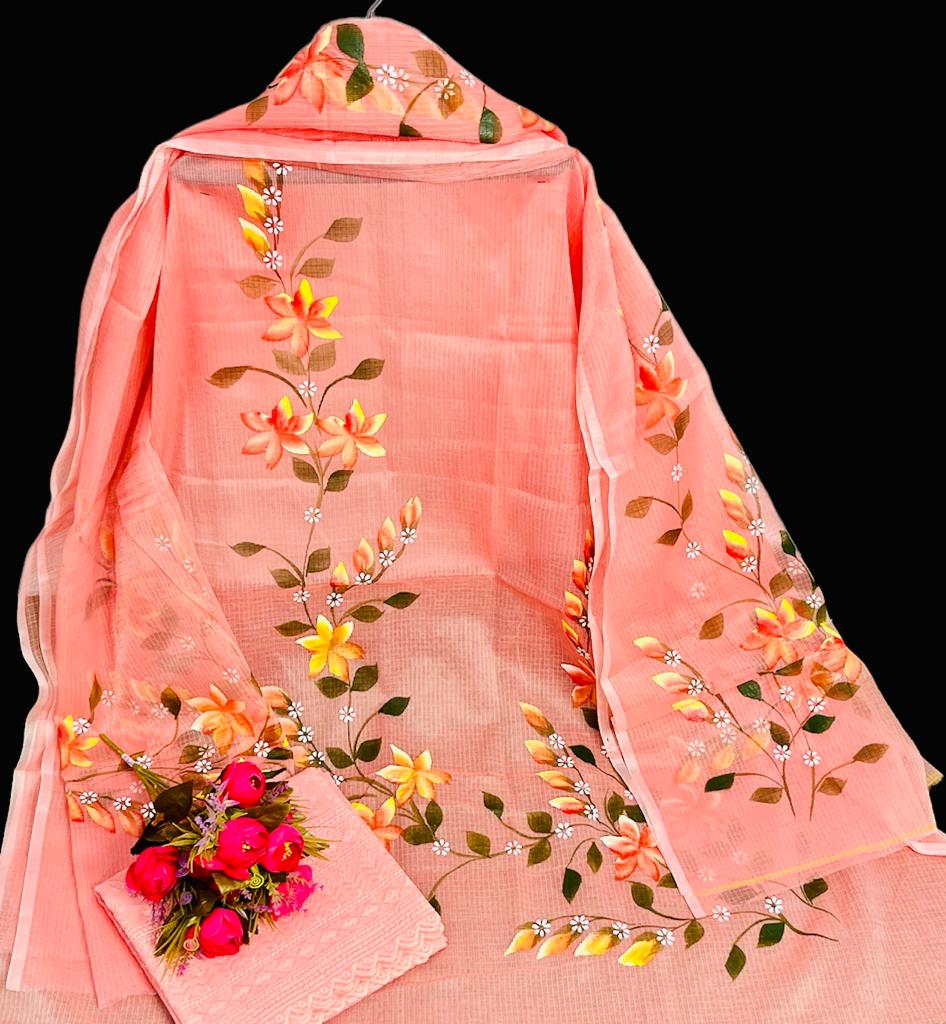 Kota Doria - Buy Pure Kota Doria Suits & Fabrics Online in India – Tagged kota  doria– Page 6 – fab-persona