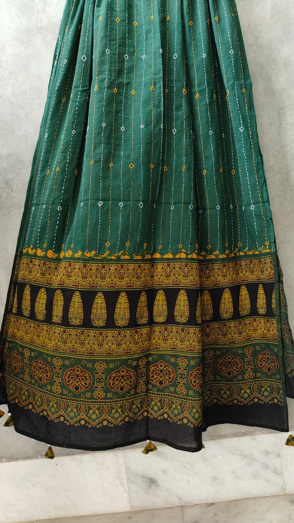 Pure cotton Applique Work Dupatta.