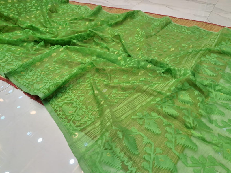 Authentic Bengali Cotton Jamdani Saree