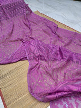 Authentic Bengali Cotton Jamdani Saree