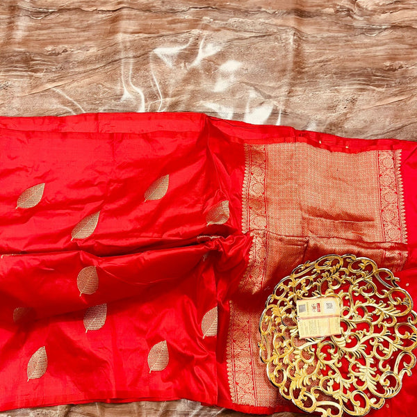 Exclusive handloom Pure katan silk Saree