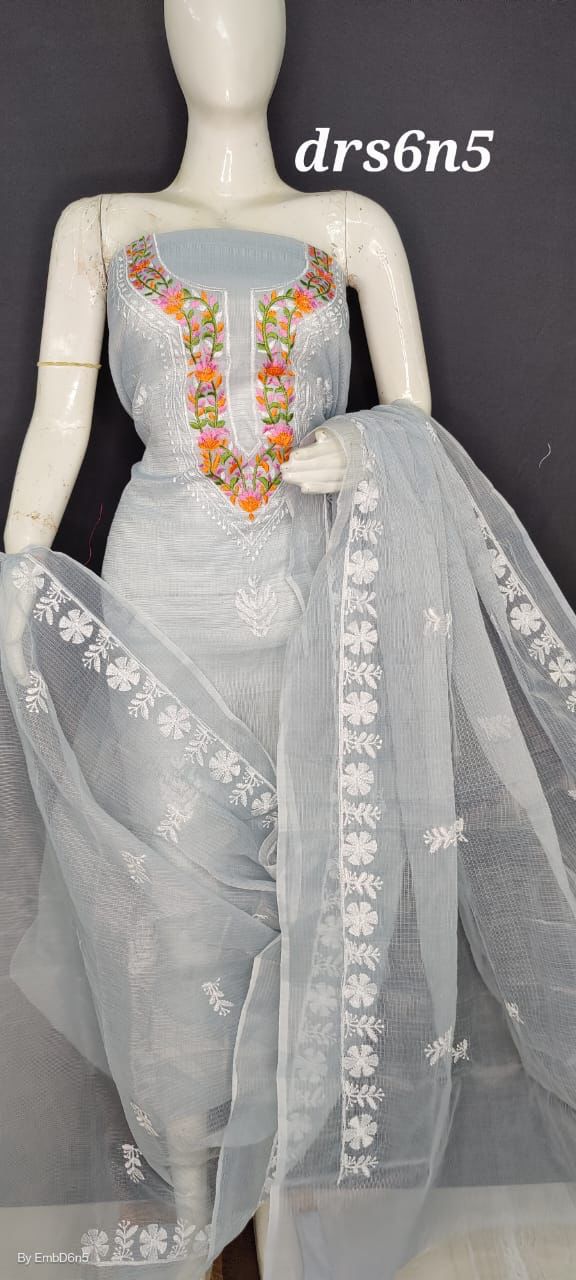 Kota doria Ustitched salwar suit