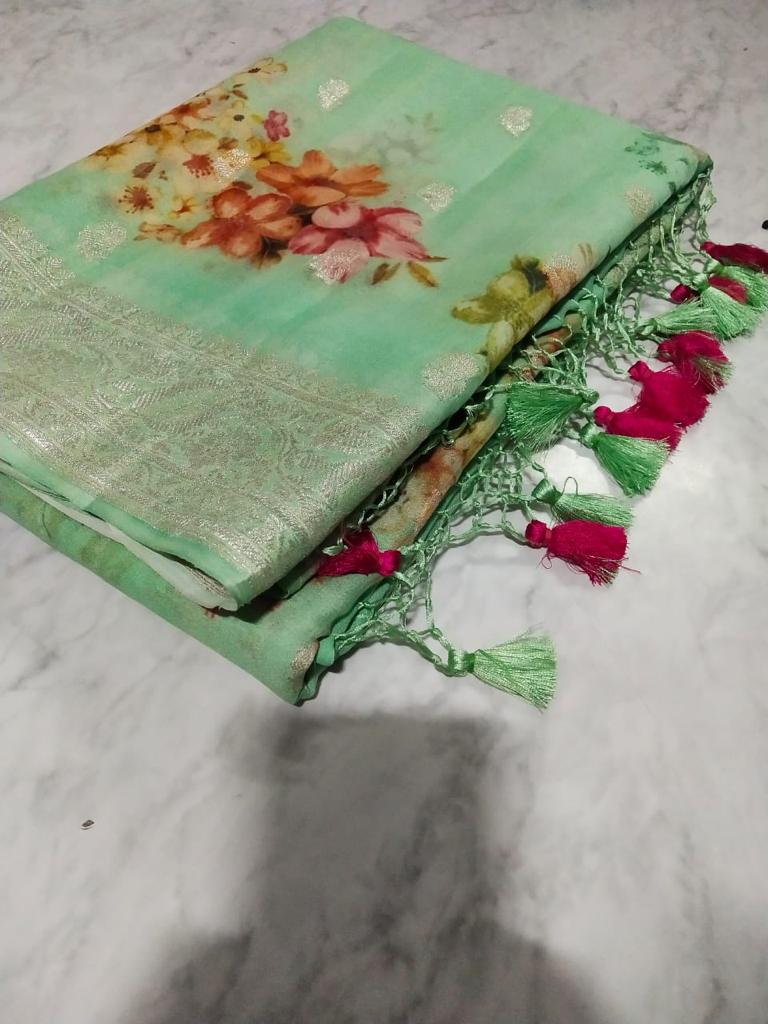 Wedding - Digital Print - Sarees Collection with Latest and Trendy Designs  at Utsav Fashions