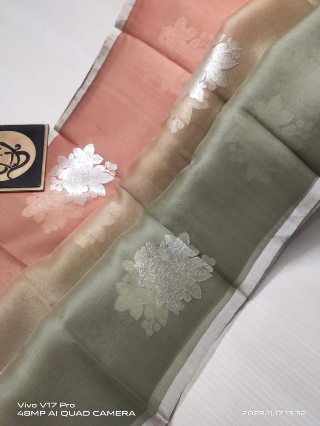 Banarasi Organza Silk Saree With Weaving Design Kora Organza Blouse  Material Stitching Available - Etsy