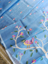 Pure Moslin jamdani Saree ( Length- 6.3 meter )