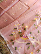 Pure Moslin jamdani Saree ( Length- 6.3 meter )