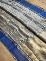 Banarasi Tissue Silk Saree in Blue color