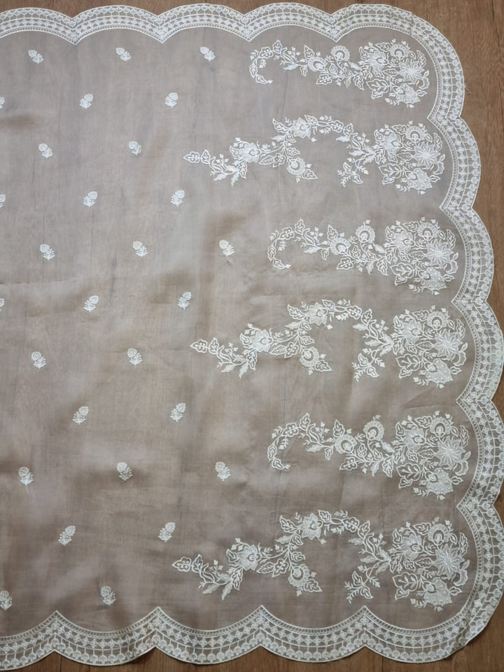 Exclusive Pure Organza Silk Saree With thread Embroidery |LIMITED EDITION|