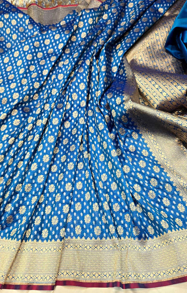 DESIGNER COLLECTION Pure BANARASI katan rupa sona jamdani inspiration butis, very intricate and exquisite weave