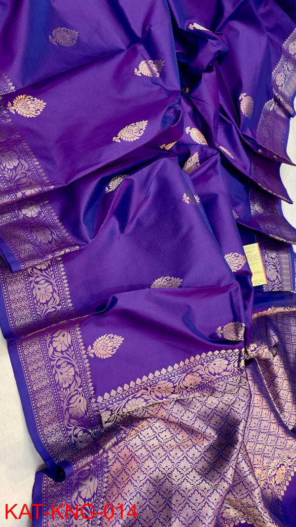 Pure Kanjivaram Silk Hand weaved saree With Blouse.