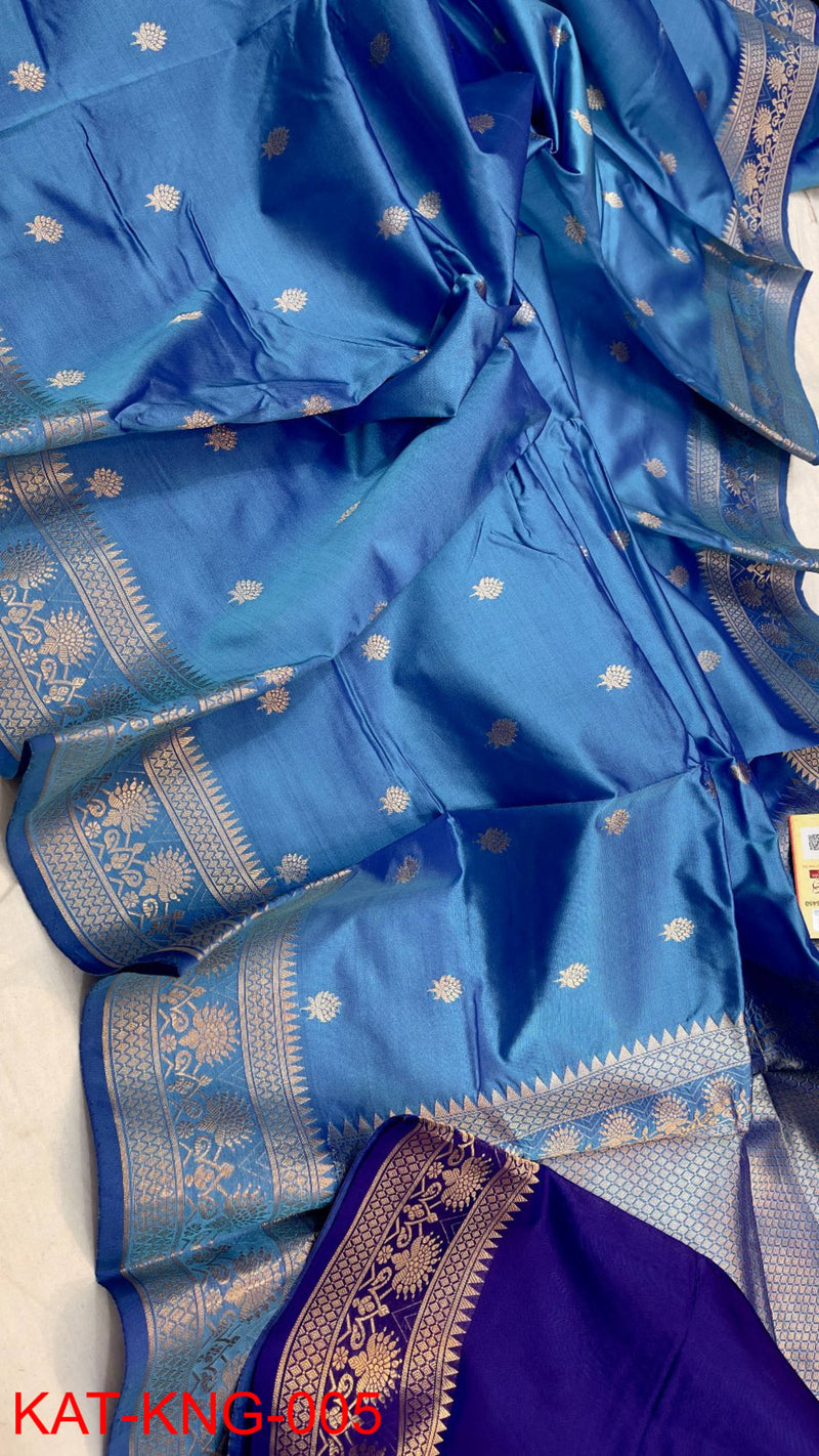 Pure Kanjivaram Silk Hand weaved saree With Blouse.