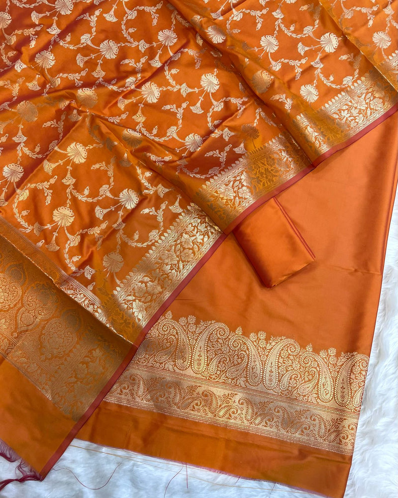 Exclusive Banarasi Silk 3pc Unstitched Suit