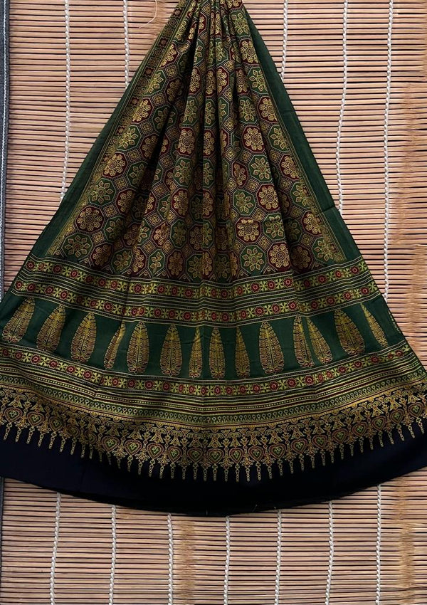 Pure cotton Azrak Print Dupatta.