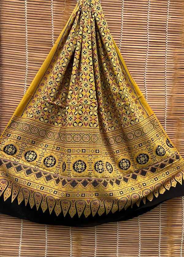 Pure cotton Azrak Print Dupatta.