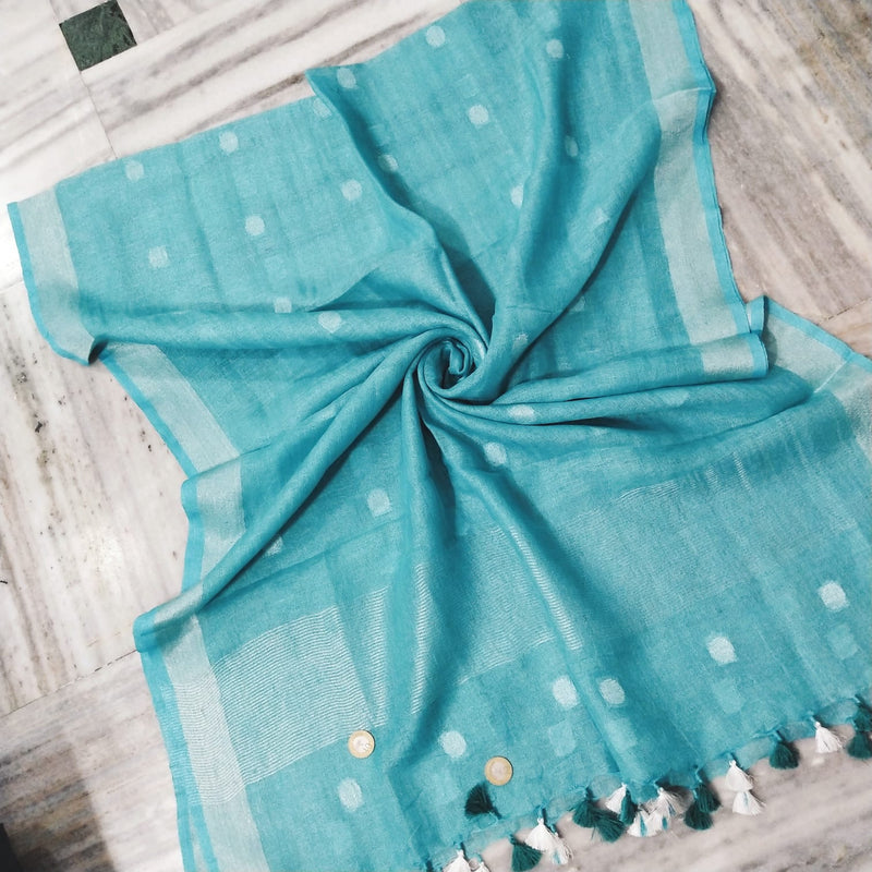 Bhagalpuri semi linen dupatta