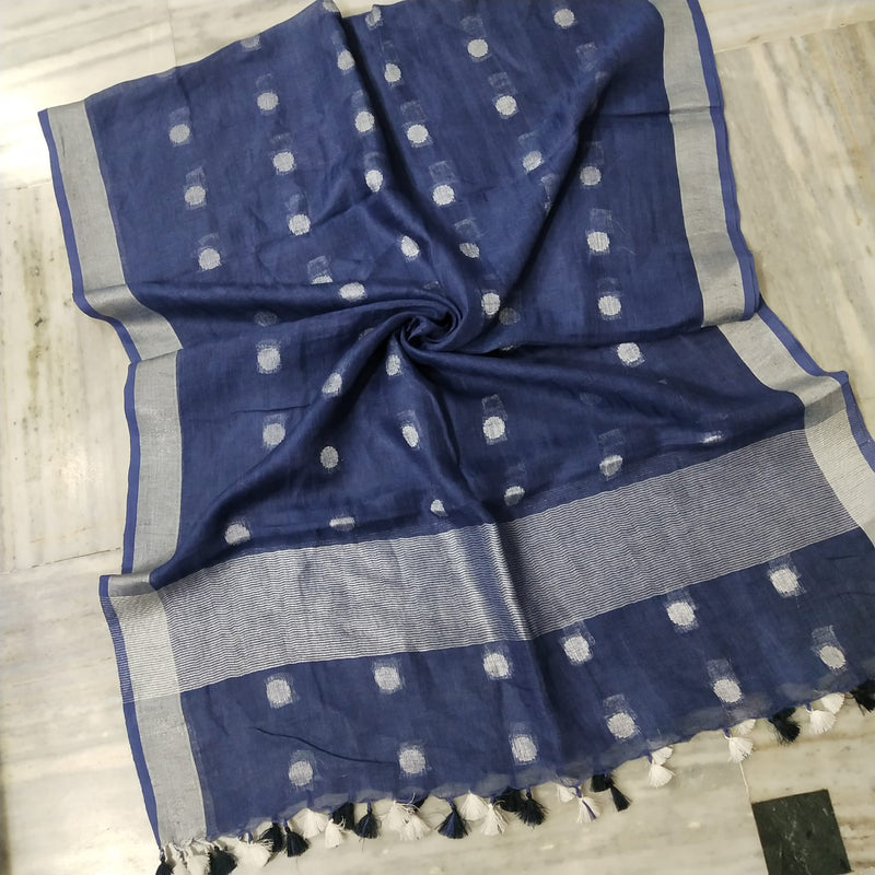 Bhagalpuri semi linen dupatta