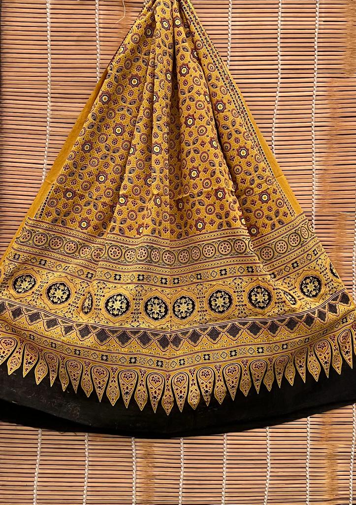 Pure cotton Azrak Print Dupatta.