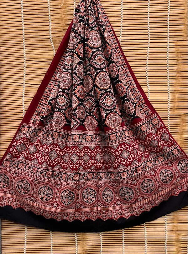 Pure cotton Azrak Print Dupatta.