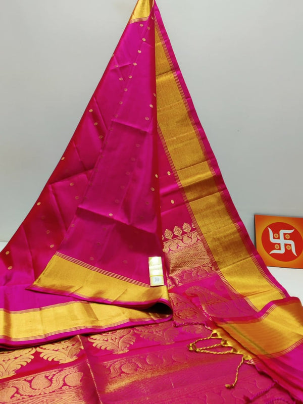 Pure Kanchipuram Silk Saree With Zari Work