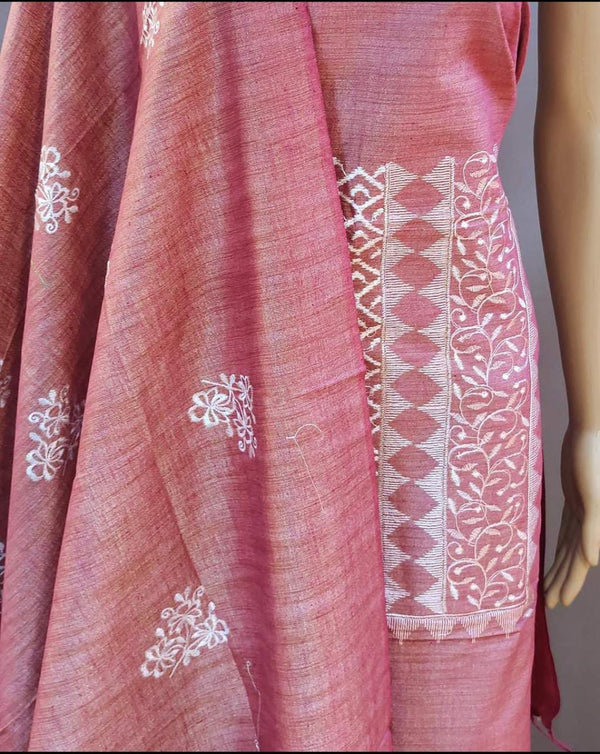 Pure Khaddi Cotton Embroidered Unstitched With Dupatta