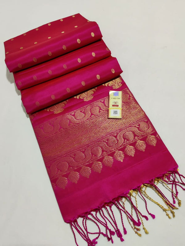 Pure Kanchipuram Silk Saree With Zari Work