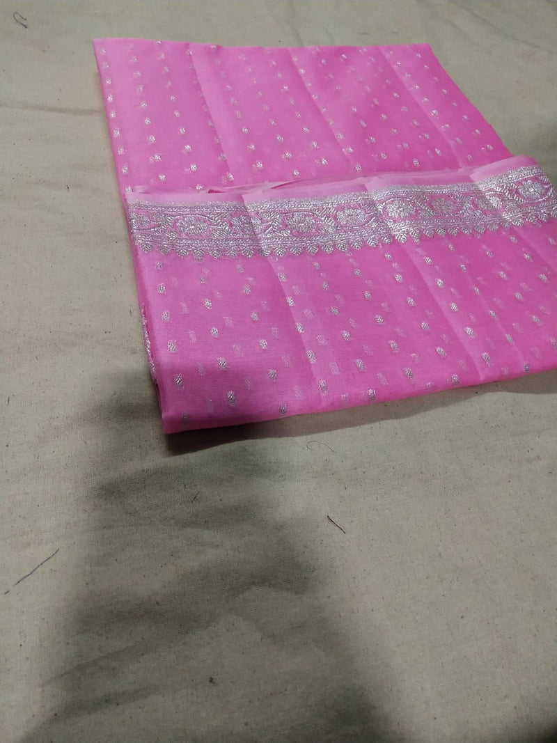 Pure Banarasi Khaddi Chiffon Dupatta