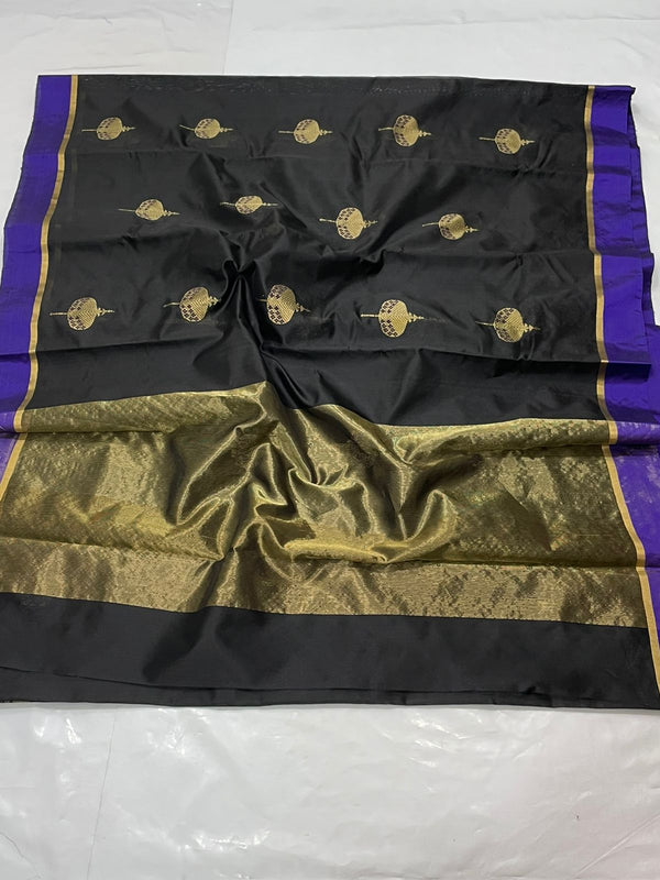 Pure Chanderi Handloom Silk by Silk Saree