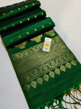 Pure Kanchipuram Silk Saree With Zari Work