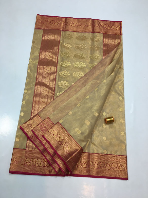 Pure Chanderi Handloom Silk by Silk Saree