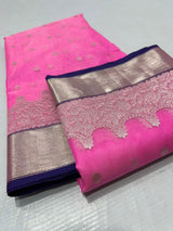 Pure Chanderi Handloom Silk by Silk Saree