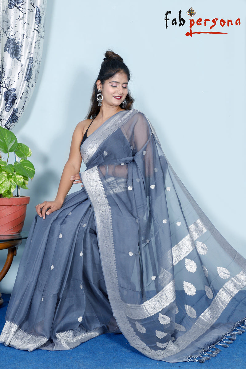 Pure Khaddi Chiffon Georgette Saree