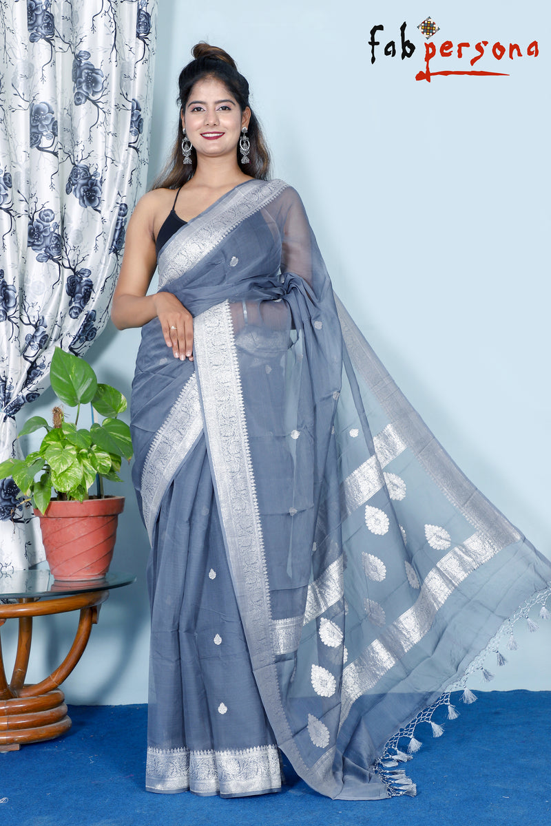 Pure Khaddi Chiffon Georgette Saree