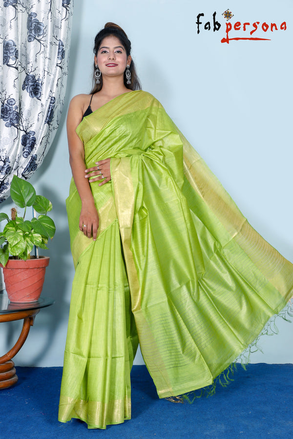 Pure Moonga Silk Saree With Running Blouse