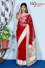 Pure Khaddi Chiffon Georgette Saree (6.2 meter)