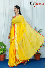 Pure Linen By Linen Plain Saree With Blouse