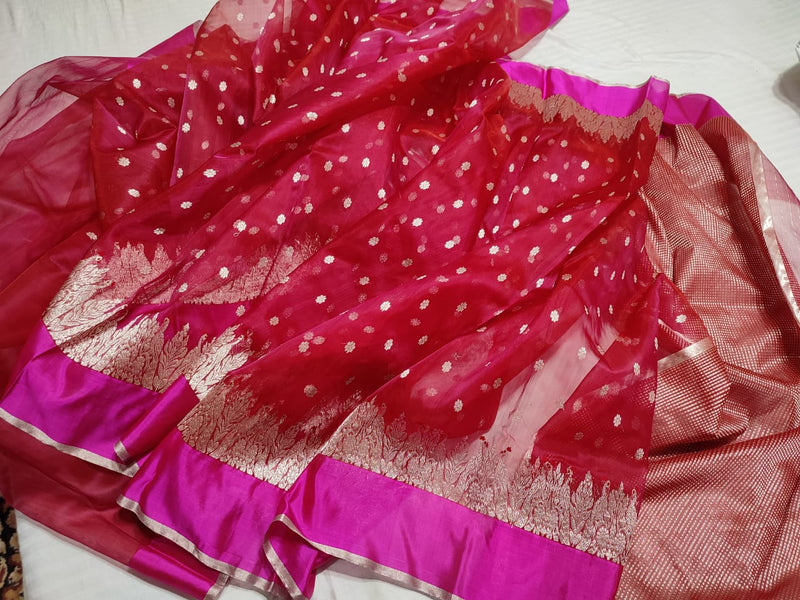 Pure Chanderi Handloom Silk by Silk Saree