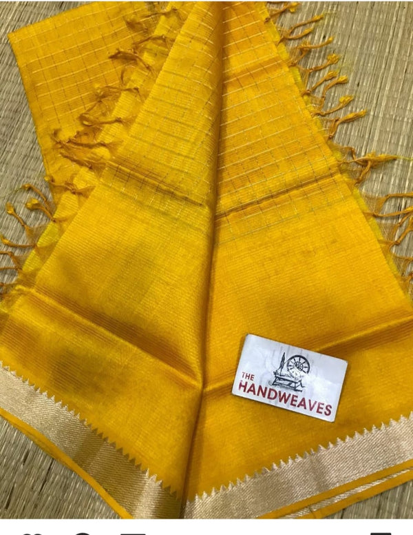 Pure Hand Made Mangala giri  South Cotton Saree With Blouse.